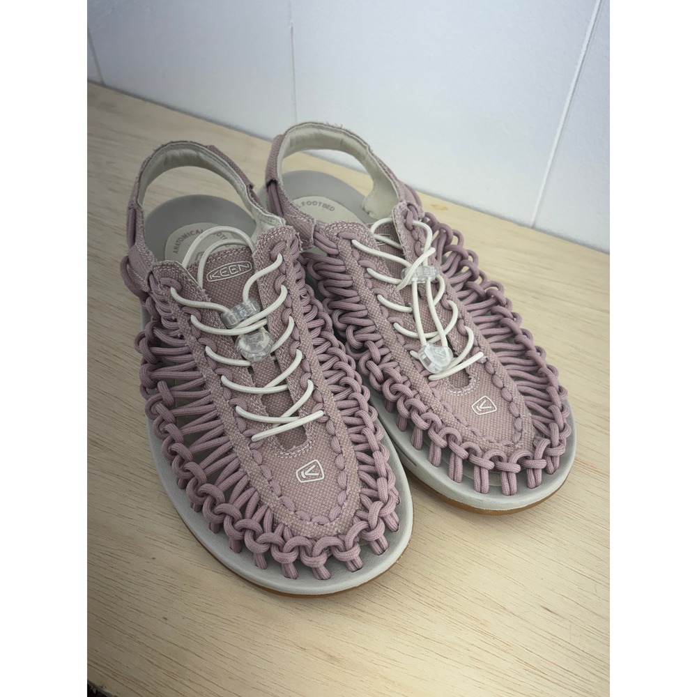 Keen Uneek Lilac Purple Braided Cord Sandals Womens 10.5 1027250